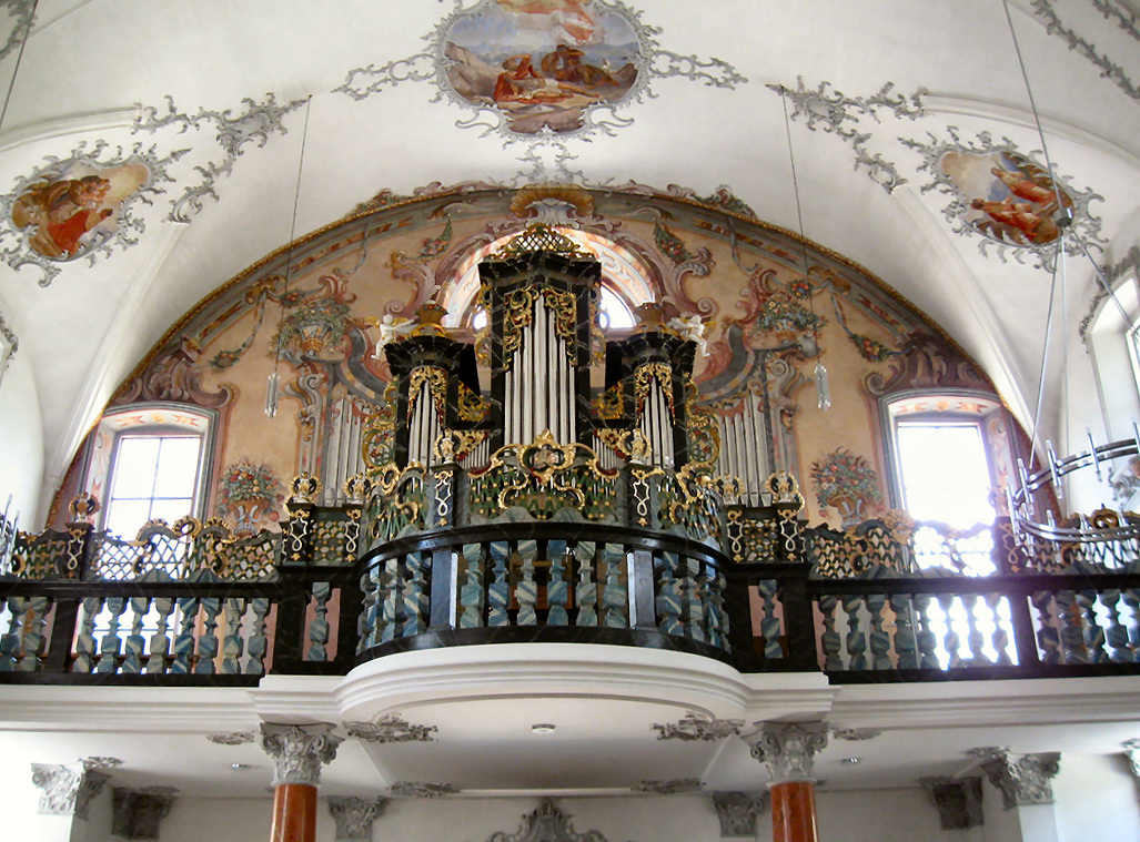 Andermatt Pfarrkirche Mathis orgel