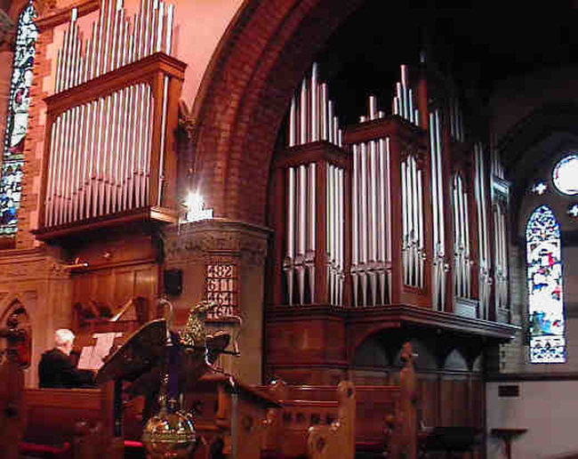 Belfast St Thomas Church Historic Hill organ
