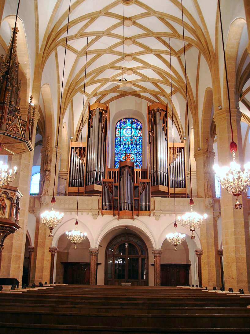 Graz Pfarrstadtkirche Rieger orgel