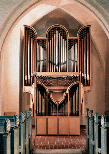 Tikoeb Kirke Husted orglet