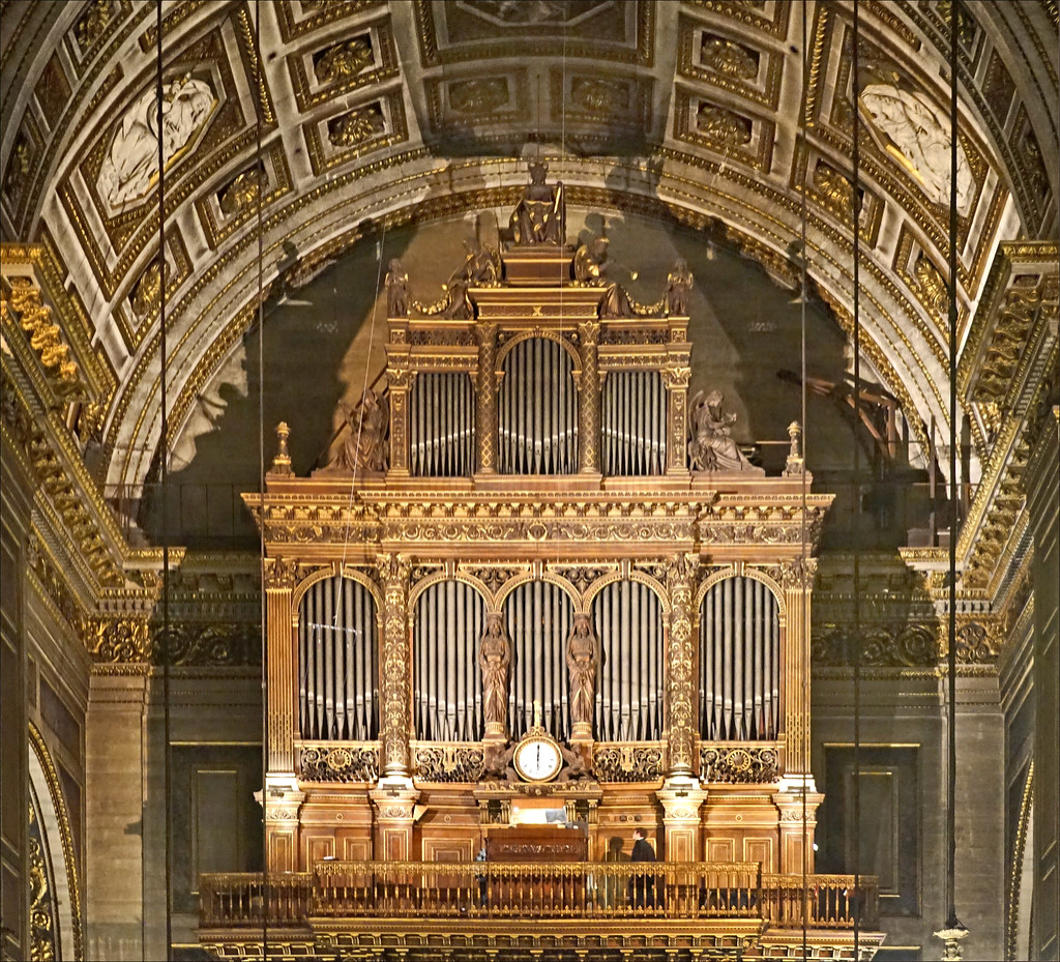 Gravure du Grand orgue de l'église de la Madeleine 